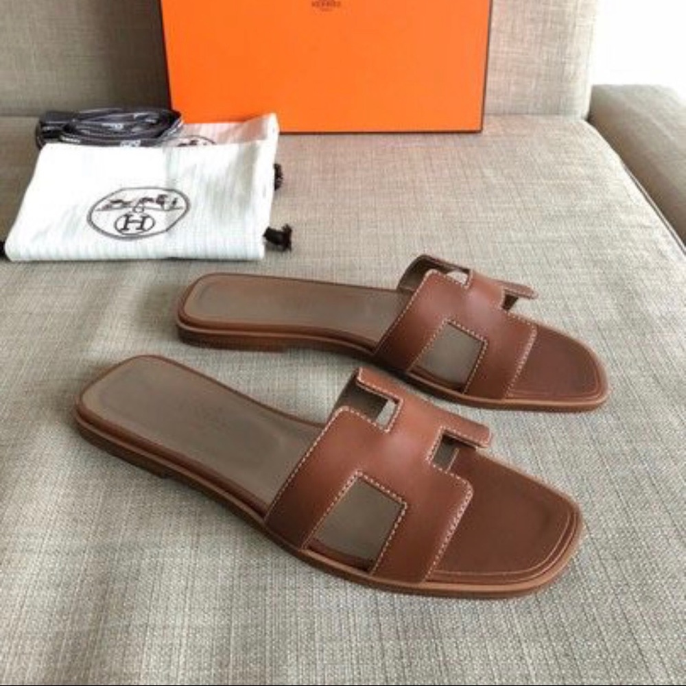 Hermès Oran Sandals size 38 USED